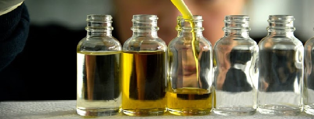 bottles of oil